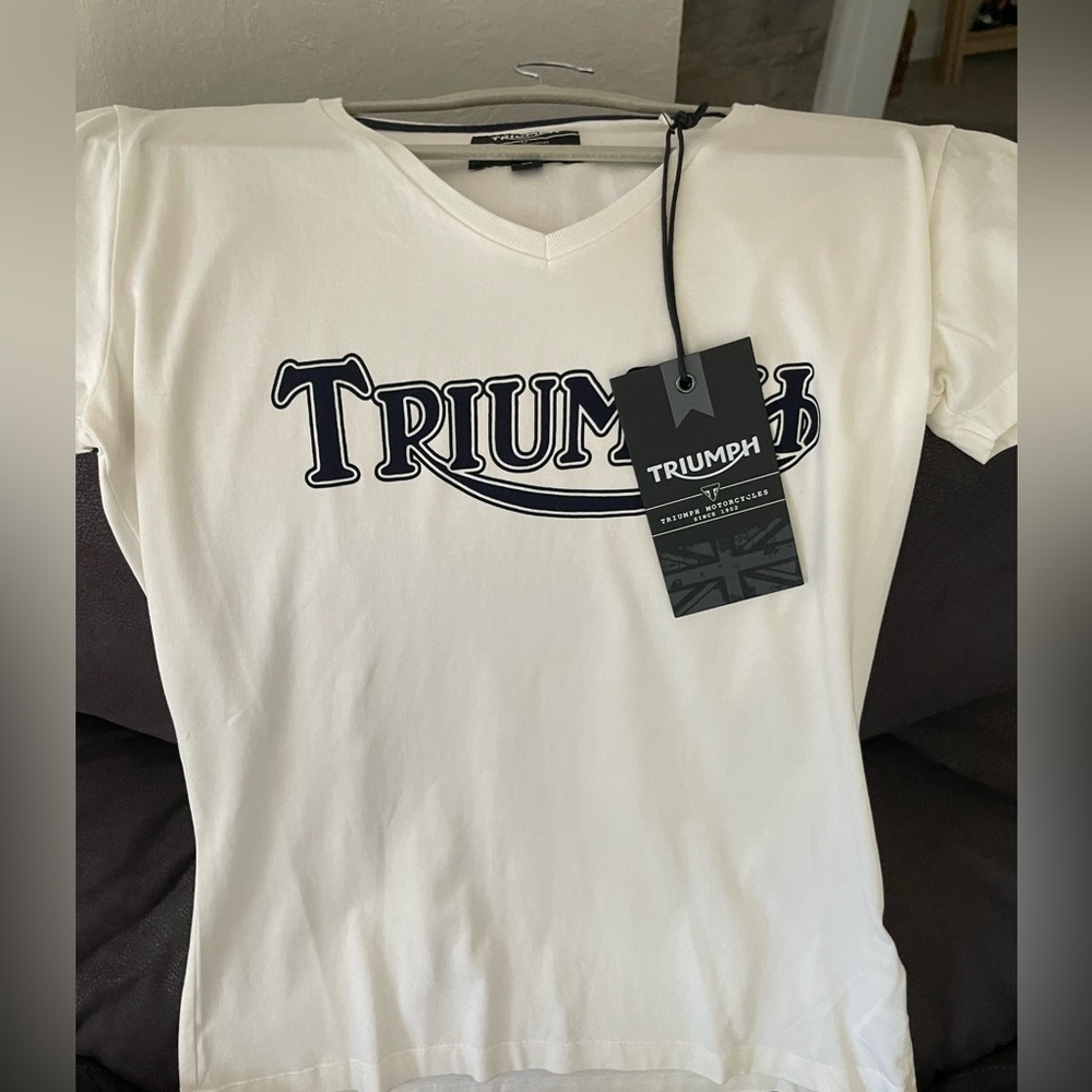 NWT Women’s Triumph Motorcycle Shirt Size Large